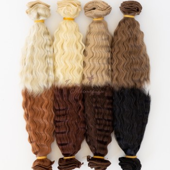 Волосы для кукол из шерсти козы